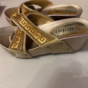Gold Women's Sandals